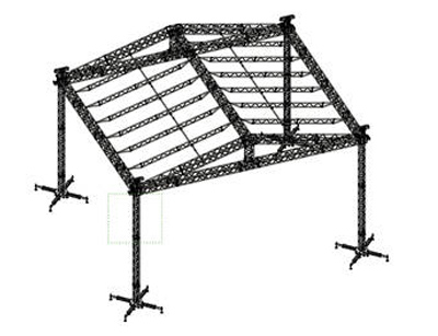 12x10m Double-Pitch Roof